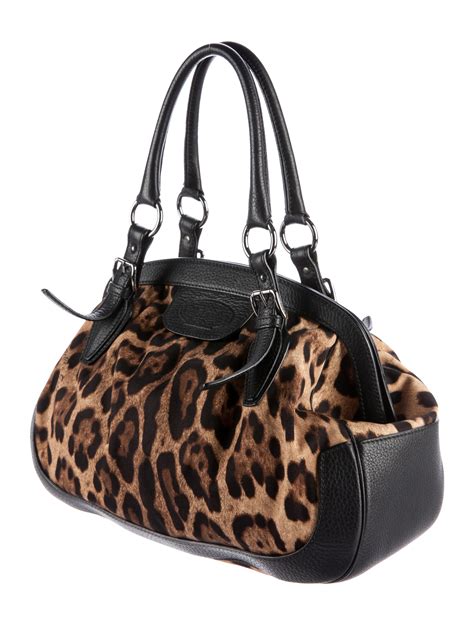 dolce gabbana animal print bag|authentic Dolce & Gabbana handbags.